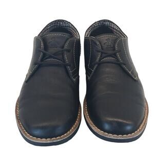 Original Penguin Black Leather Waylon Oxford Lace-up Men's Size 7 1/2